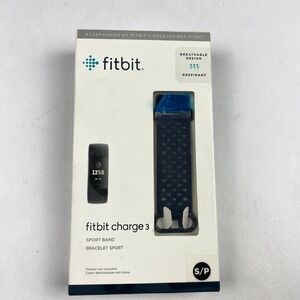 Fitbit Charge 3  Sport Band Breathable (Black) Size S/P